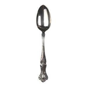 1847 Rogers Vintage Silverplate Moselle Grape Pattern Table Serving Spoon